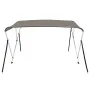 Bimini top with 3 arches gray 183x152x133 cm by vidaXL, Boat storage covers - Ref: Foro24-94798, Price: 141,99 €, Discount: %