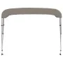 Bimini top with 3 arches gray 183x152x133 cm by vidaXL, Boat storage covers - Ref: Foro24-94798, Price: 141,99 €, Discount: %