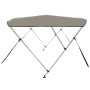Bimini-Top mit 3 Bögen grau 183x152x133 cm von vidaXL, Aufbewahrungsabdeckungen für Boote - Ref: Foro24-94798, Preis: 132,37 ...