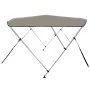 Bimini top with 3 arches gray 183x152x133 cm by vidaXL, Boat storage covers - Ref: Foro24-94798, Price: 141,99 €, Discount: %