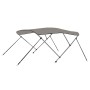 Bimini-Top mit 3 Bögen grau 184x189x135 cm von vidaXL, Aufbewahrungsabdeckungen für Boote - Ref: Foro24-94801, Preis: 157,46 ...