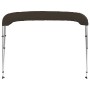 Bimini-Top mit 3 Bögen schwarz 184x170x133 cm von vidaXL, Aufbewahrungsabdeckungen für Boote - Ref: Foro24-94803, Preis: 149,...