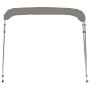 Graues Bimini-Top mit 4 Bögen, 236 x 228 x 127 cm von vidaXL, Aufbewahrungsabdeckungen für Boote - Ref: Foro24-94808, Preis: ...