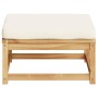 Garden stool with solid acacia wood cushions by vidaXL, Modular outdoor sofas - Ref: Foro24-366490, Price: 105,78 €, Discount: %