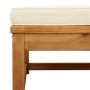 Garden stool with solid acacia wood cushions by vidaXL, Modular outdoor sofas - Ref: Foro24-366490, Price: 105,78 €, Discount: %