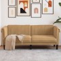 Braunes 2-Sitzer-Sofa aus Samt von vidaXL, Sofas - Ref: Foro24-372584, Preis: 225,40 €, Rabatt: %