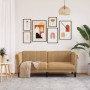 Braunes 2-Sitzer-Sofa aus Samt von vidaXL, Sofas - Ref: Foro24-372584, Preis: 225,40 €, Rabatt: %