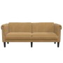 Braunes 2-Sitzer-Sofa aus Samt von vidaXL, Sofas - Ref: Foro24-372584, Preis: 225,40 €, Rabatt: %