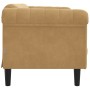 Braunes 2-Sitzer-Sofa aus Samt von vidaXL, Sofas - Ref: Foro24-372584, Preis: 225,40 €, Rabatt: %