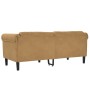 Braunes 2-Sitzer-Sofa aus Samt von vidaXL, Sofas - Ref: Foro24-372584, Preis: 225,40 €, Rabatt: %