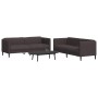 2-piece sofa set dark brown fabric by vidaXL, Sofas - Ref: Foro24-3209241, Price: 557,04 €, Discount: %