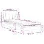 Bed with black synthetic leather mattress 90x190 cm by vidaXL, Beds and slatted bases - Ref: Foro24-3208831, Price: 245,92 €,...