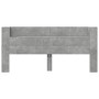 Bettkopfteil mit LED betongrau 200x16,5x103,5 cm von vidaXL, Kopf- und Fußteile - Ref: Foro24-839269, Preis: 99,79 €, Rabatt: %