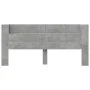 Bettkopfteil mit LED betongrau 200x16,5x103,5 cm von vidaXL, Kopf- und Fußteile - Ref: Foro24-839269, Preis: 98,34 €, Rabatt: %