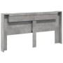 Bettkopfteil mit LED betongrau 200x16,5x103,5 cm von vidaXL, Kopf- und Fußteile - Ref: Foro24-839269, Preis: 99,79 €, Rabatt: %