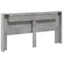 Bettkopfteil mit LED betongrau 200x16,5x103,5 cm von vidaXL, Kopf- und Fußteile - Ref: Foro24-839269, Preis: 98,34 €, Rabatt: %