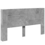 Concrete gray LED bed headboard 180x16.5x103.5 cm by vidaXL, Headboards and footboards - Ref: Foro24-839262, Price: 104,85 €,...