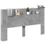 Concrete gray LED bed headboard 180x16.5x103.5 cm by vidaXL, Headboards and footboards - Ref: Foro24-839262, Price: 104,85 €,...