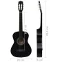 Classical guitar set for beginners 8 pieces black 3/4 36" by vidaXL, Guitars - Ref: Foro24-70119, Price: 67,54 €, Discount: %