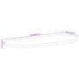 Oval table top solid rough mango wood 90x40x2.5 cm by vidaXL, Table tops - Ref: Foro24-370103, Price: 45,85 €, Discount: %