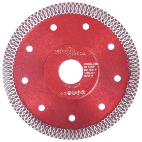 Disco de corte de diamante con agujeros acero 125 mm