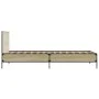Sonoma oak metal engineered wood bed frame 90x200 cm by vidaXL, Beds and slatted bases - Ref: Foro24-845518, Price: 96,68 €, ...