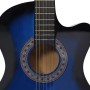 Western-Klassikgitarren-Set 12-tlg. 6 Saiten blau 38" von vidaXL, Gitarren - Ref: Foro24-70135, Preis: 90,83 €, Rabatt: %