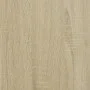 Sonoma oak metal engineered wood bed frame 90x200 cm by vidaXL, Beds and slatted bases - Ref: Foro24-845518, Price: 96,68 €, ...