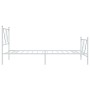 Metallbettgestell mit Kopf- und Fußteil weiß 90x200 cm von vidaXL, Betten und Lattenroste - Ref: Foro24-376562, Preis: 70,11 ...
