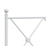 Metallbettgestell mit Kopf- und Fußteil weiß 90x200 cm von vidaXL, Betten und Lattenroste - Ref: Foro24-376562, Preis: 70,11 ...