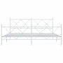 Metallbettgestell mit Kopf- und Fußteil weiß 183x213 cm von vidaXL, Betten und Lattenroste - Ref: Foro24-376574, Preis: 130,2...