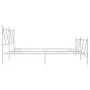 Metallbettgestell mit Kopf- und Fußteil weiß 183x213 cm von vidaXL, Betten und Lattenroste - Ref: Foro24-376574, Preis: 130,2...