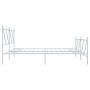 Metallbettgestell mit Kopf- und Fußteil weiß 183x213 cm von vidaXL, Betten und Lattenroste - Ref: Foro24-376574, Preis: 132,1...