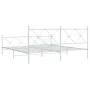 Metallbettgestell mit Kopf- und Fußteil weiß 183x213 cm von vidaXL, Betten und Lattenroste - Ref: Foro24-376574, Preis: 130,2...