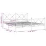 Metallbettgestell mit Kopf- und Fußteil weiß 183x213 cm von vidaXL, Betten und Lattenroste - Ref: Foro24-376574, Preis: 130,2...
