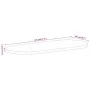 Tablero de mesa ovalado madera maciza de mango 120x50x2,5 cm by vidaXL, Table tops - Ref: Foro24-370148, Price: 92,47 €, Disc...