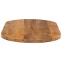 Tablero de mesa ovalado madera maciza de mango 90x40x2,5 cm