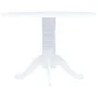 Solid white rubber wood dining table 106 cm by vidaXL, Kitchen and dining tables - Ref: Foro24-247353, Price: 226,84 €, Disco...