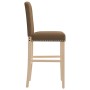 Hohe Hocker, 2 Stück, massives Gummiholz und Stoff von vidaXL, Küchenhocker - Ref: Foro24-4006206, Preis: 117,89 €, Rabatt: %