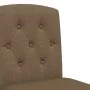 High stools 2 pcs solid rubber wood and fabric by vidaXL, Kitchen stools - Ref: Foro24-4006206, Price: 117,18 €, Discount: %