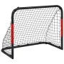 Fußballtor mit rotem und schwarzem Stahlnetz 90x48x71 cm von vidaXL, Fußballtore - Ref: Foro24-4007967, Preis: 56,43 €, Rabat...