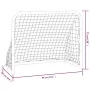 Fußballtor mit rotem und schwarzem Stahlnetz 90x48x71 cm von vidaXL, Fußballtore - Ref: Foro24-4007967, Preis: 56,43 €, Rabat...
