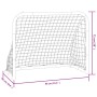 Fußballtor mit rotem und schwarzem Stahlnetz 90x48x71 cm von vidaXL, Fußballtore - Ref: Foro24-4007967, Preis: 62,18 €, Rabat...