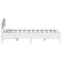 Estructura de cama con cabecero madera de pino blanco 150x200cm de vidaXL, Camas y somieres - Ref: Foro24-3207206, Precio: 19...