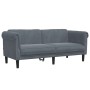 Zweiteilige Sofagarnitur aus dunkelgrauem Samt von vidaXL, Sofas - Ref: Foro24-3209220, Preis: 482,72 €, Rabatt: %