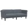 Zweiteilige Sofagarnitur aus dunkelgrauem Samt von vidaXL, Sofas - Ref: Foro24-3209220, Preis: 478,05 €, Rabatt: %