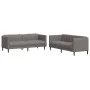 2-piece sofa set taupe gray fabric by vidaXL, Sofas - Ref: Foro24-3209243, Price: 484,08 €, Discount: %