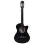 Western Cutaway Konzertgitarre mit 6 schwarzen Saiten 38" von vidaXL, Gitarren - Ref: Foro24-70132, Preis: 68,96 €, Rabatt: %