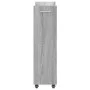 Sonoma gray engineered wood cabinet with wheels 60x22x79 cm by vidaXL, Lockers and storage cabinets - Ref: Foro24-840420, Pri...