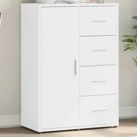 Weißes Sideboard aus Holzwerkstoff, 60 x 31 x 84 cm von vidaXL, Sideboards - Ref: Foro24-840506, Preis: 105,46 €, Rabatt: %